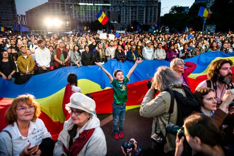 România în Lumină - Meeting susținere Nicușor Dan