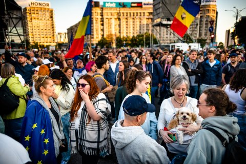 România în Lumină - Meeting susținere Nicușor Dan