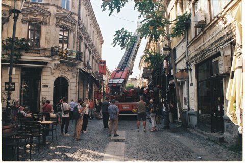 Intervenție Pompieri, Strada Covaci, Centrul Vechi